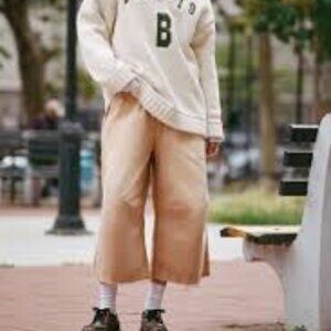 Urban Outfitters BDG Meg Cropped Carpenter Pant in Orange